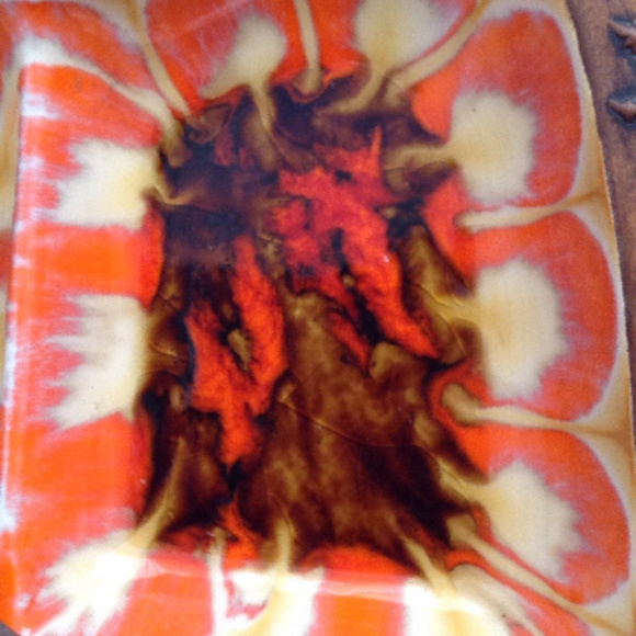 🎈 Nautical Mid Century TREASURE CRAFT DIVIDED Dish & Dip Serveware - Picture 3 of 7